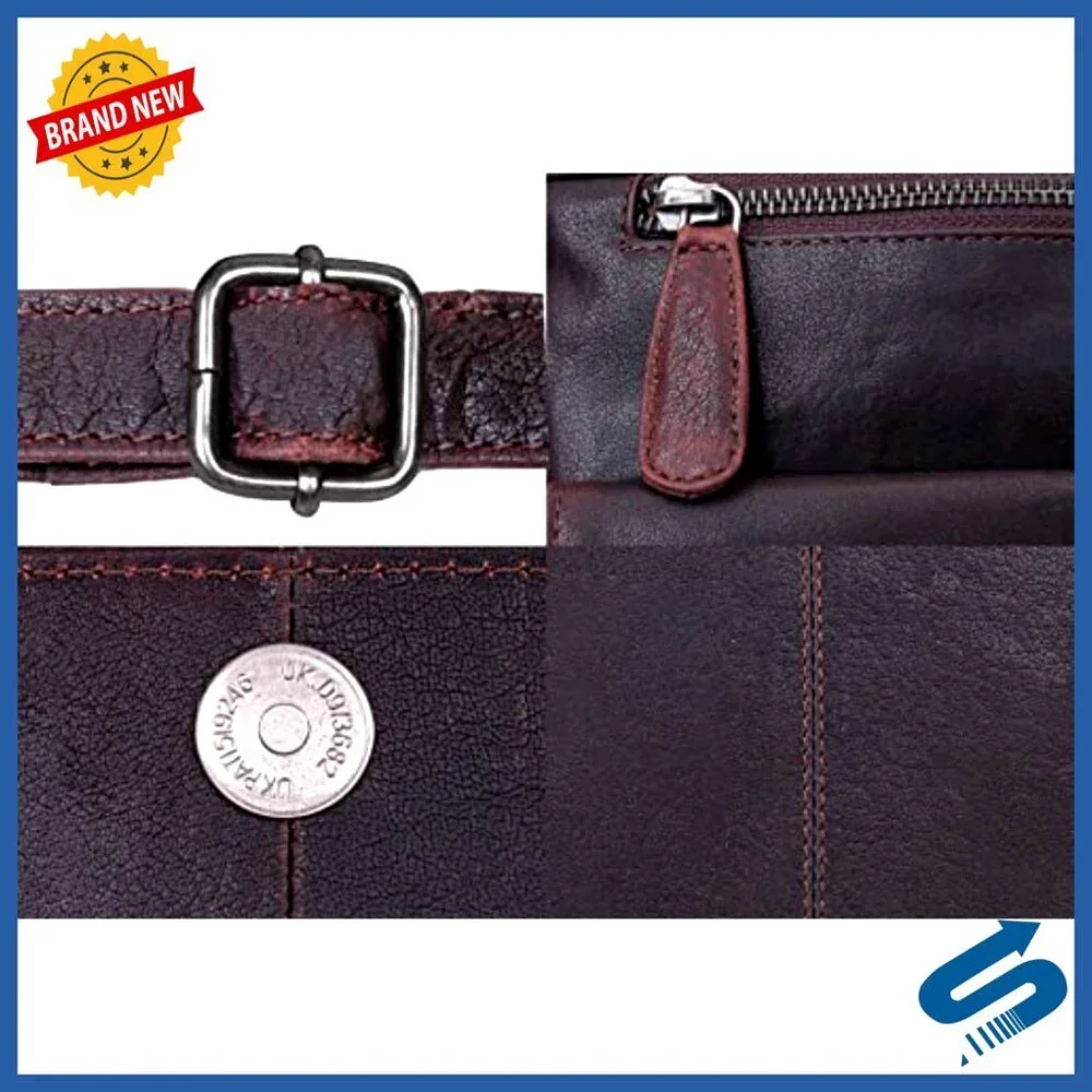 Leather Crossbody Bag Chic Minimal Classic Everyday Essential Piper Style